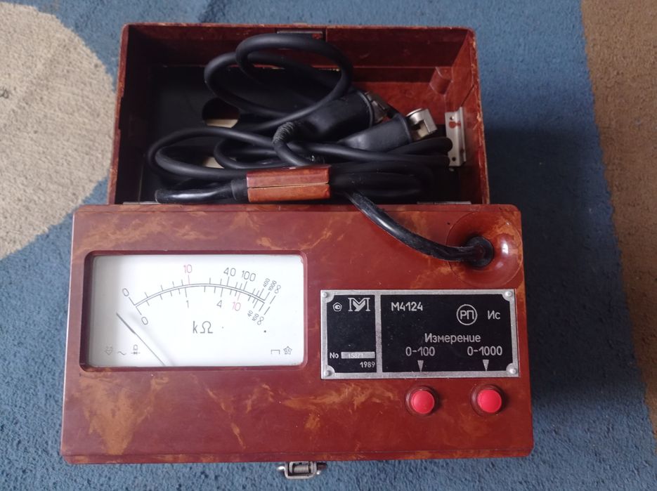Продается Измеритель полного сопротивления изоляции М 4124.  г Щучинск
