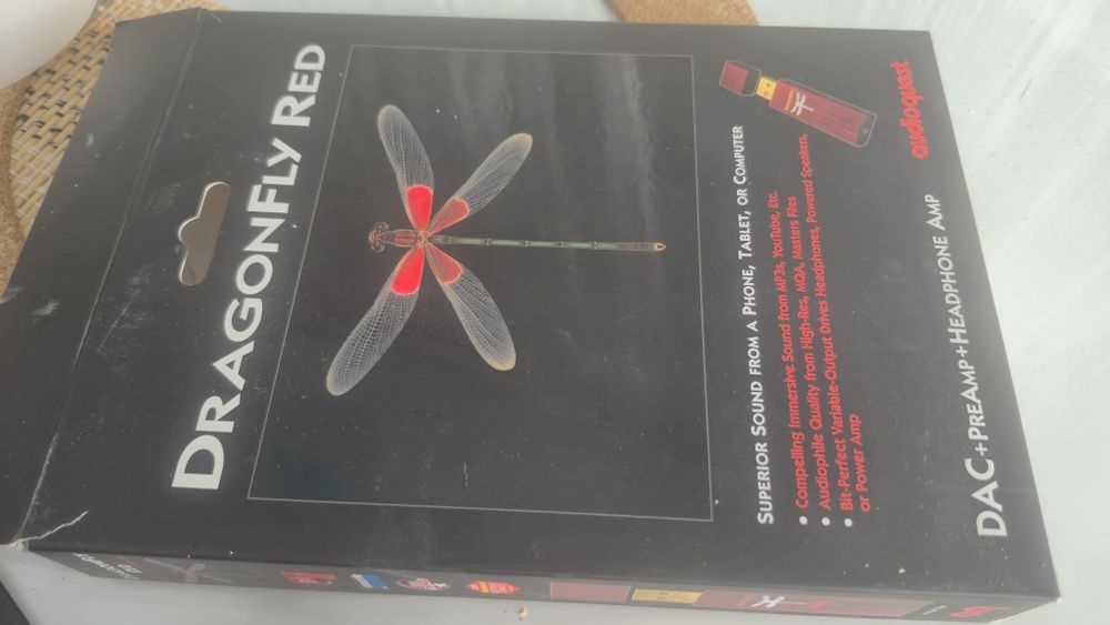 Placa sunet DAC Audioquest dragonfly red + audioquest jitterbug