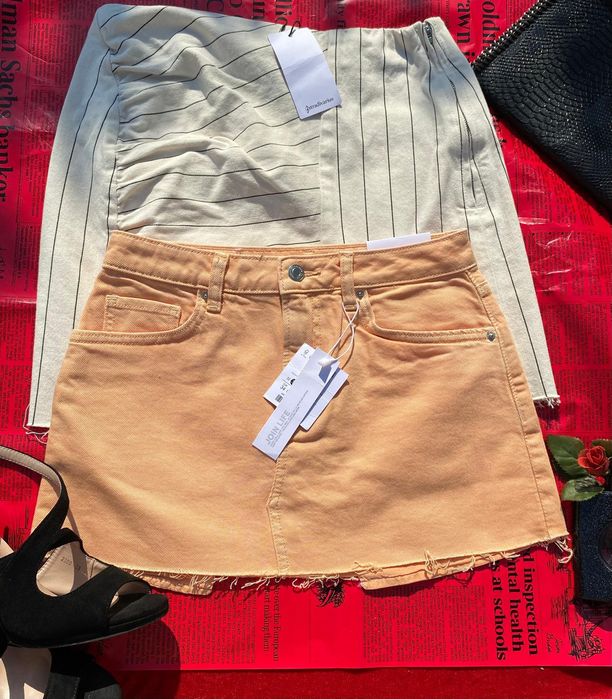 Set fuste Stradivarius L 40 & Bershka XS 34