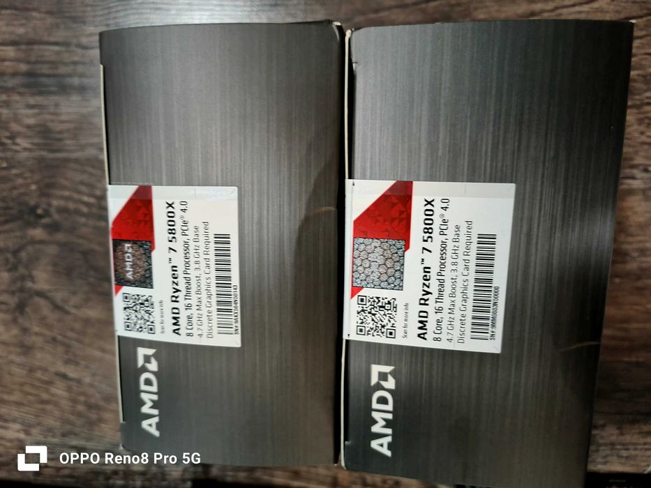 AMD Ryzen 7 5800x 2 броя