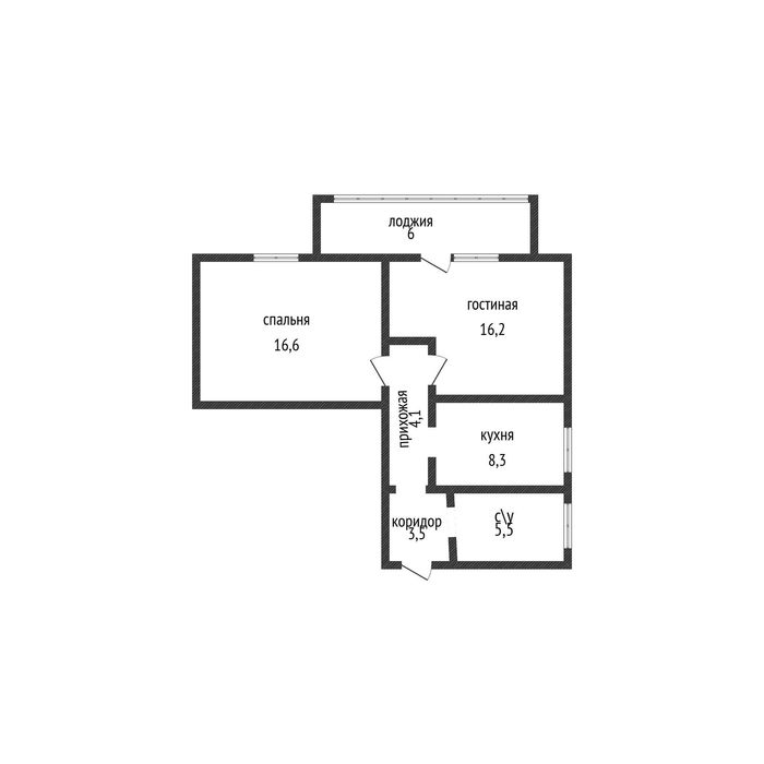 Продается 2-х ком кв,  на Клуб Строителя