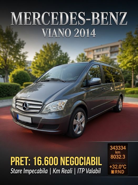 Mercedes Viano 2.2 CDI, 7/8 locuri