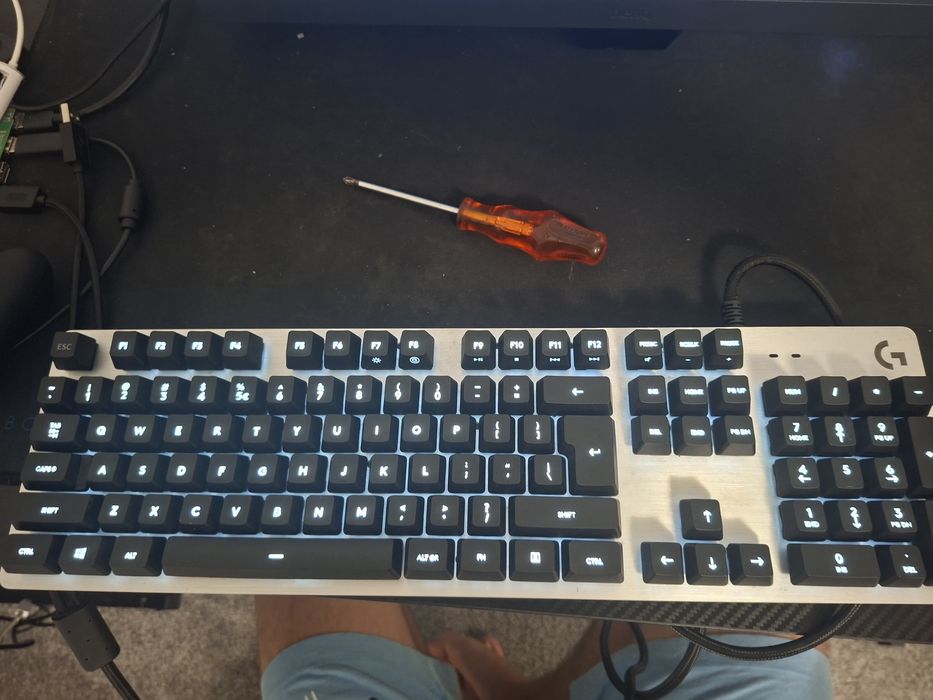Tastatura logitech g413 silver mecanica
