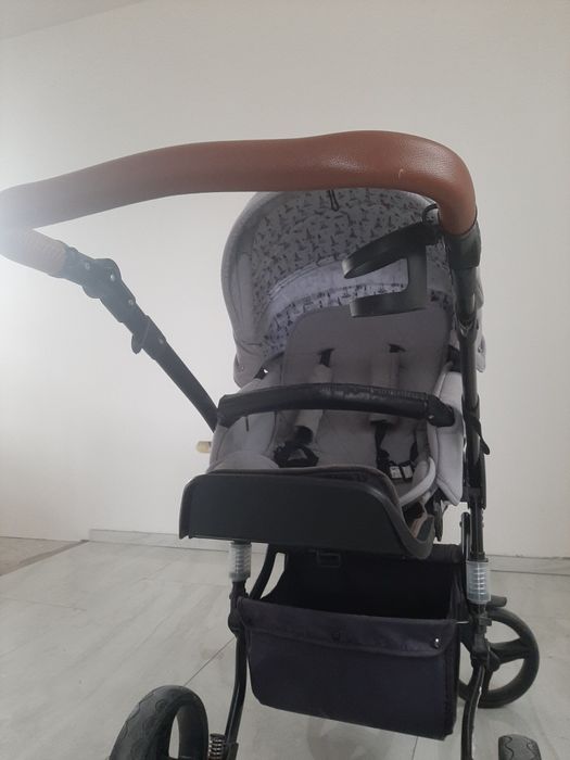 Бебешка количка Lorelli Rimini 2 в 1 ,цвят сив