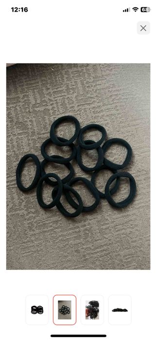 Продам резинки для волос черные