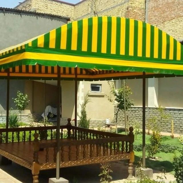 Banir tent ustovka qilamiz soya setka ornatamiz