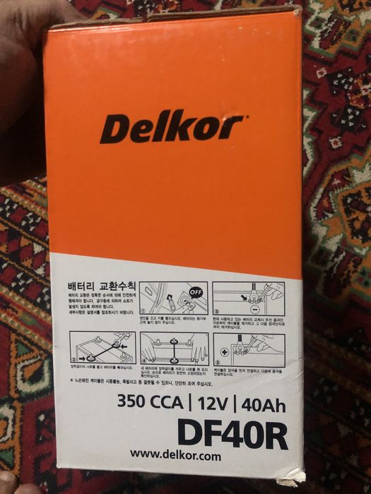Продам аккумулято Delkor на DAMAS