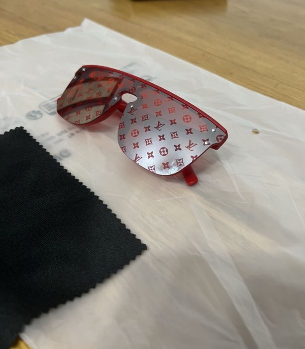 Ochelari De Soare Louis Vuitton Monogram Rosii Unisex