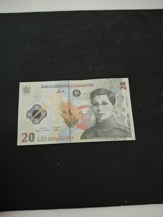 Bancnotă 20 lei Ecaterina Teodoroiu