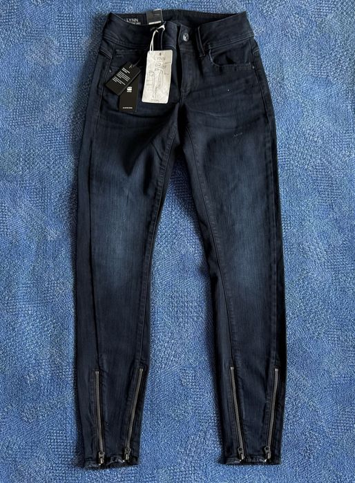 G-Star RAW Lynn 2-Zip Mid Skinny Ankle Jeans ОРИГИНАЛНИ дамски дънки - 26