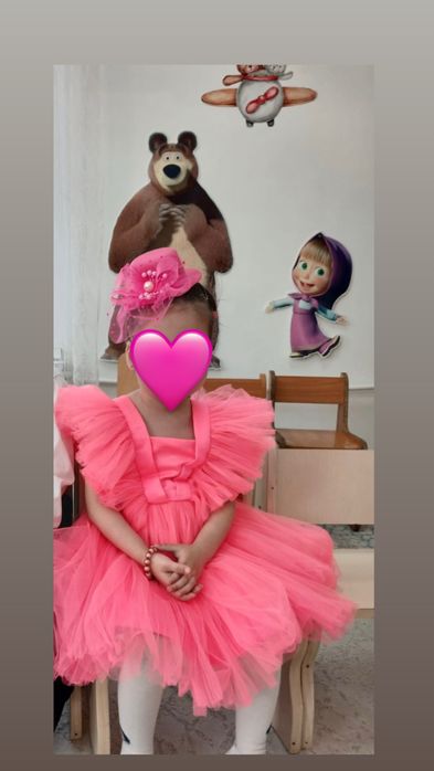 Детская платья на прокат 3-5жас