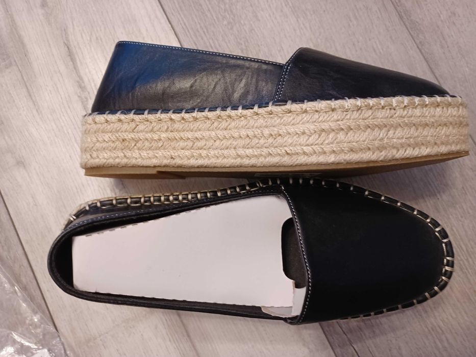 Espadrile negre, marimea 40