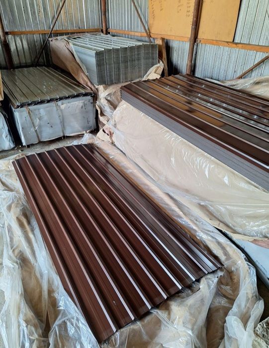 Tablă maro 02 03 04 zincata gri