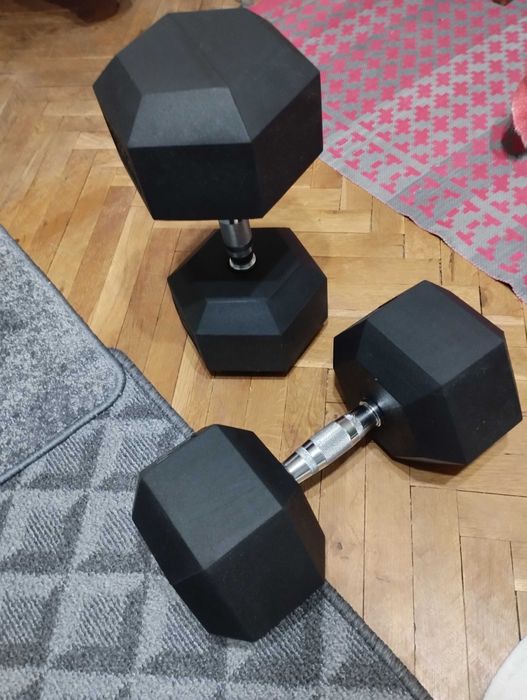 Гумирани дъмбели - 2х22.5кг./ 2х25кг./ 2x27.5кг./ 2х40кг.