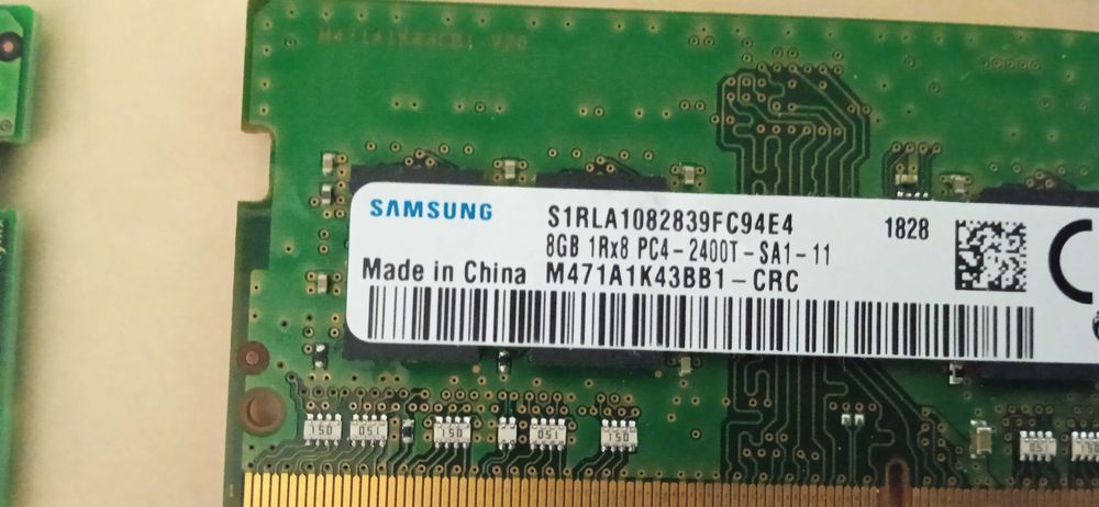 Ram DDR4 8 16 32gb 2400T 2666v 3200a Hynix Samsung laptop rami
