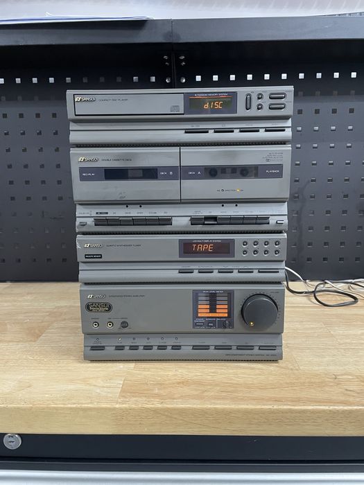 Sistem audio sansui mc1000l amplificator radio deck si cd