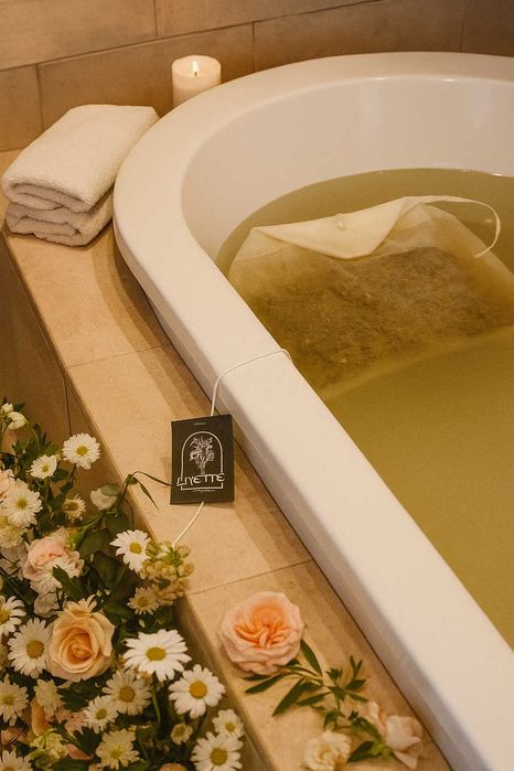 Ароматен билков бленд - натурален чай за вана в XL чаена торбичка