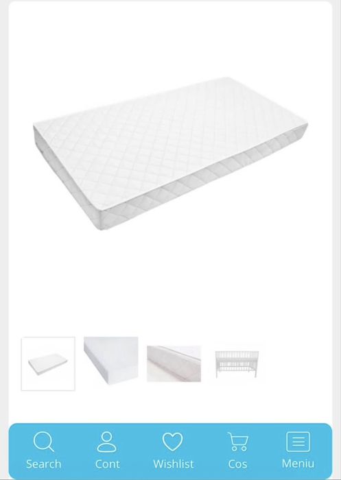 Saltea copii 160/80 și 15 cm grosime  Nouă