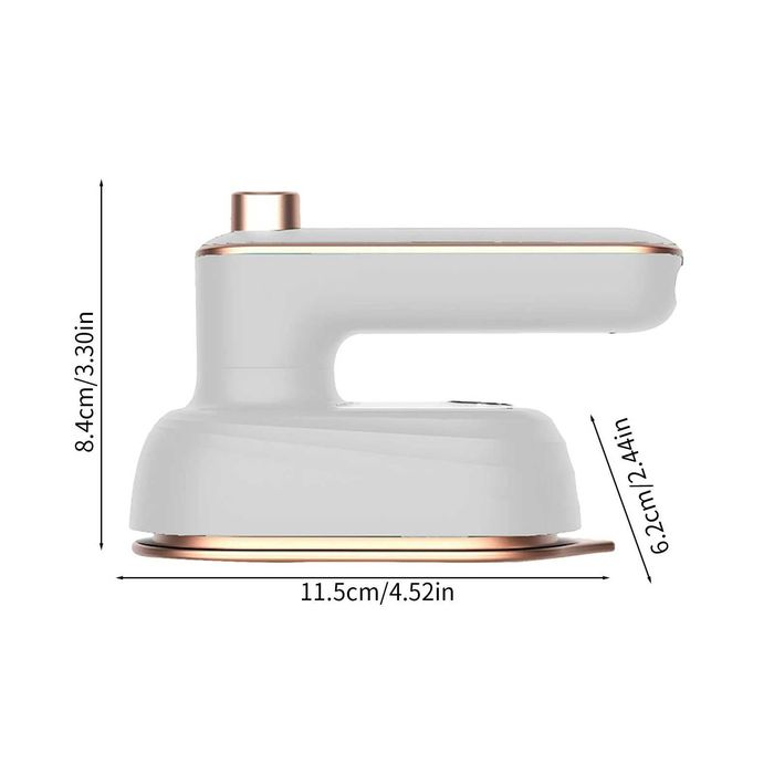 Въртяща се мини ютия  с пара,  , 2 в 1 -сухо и мокро гладене