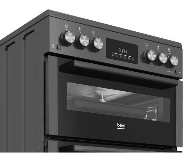 Готварска печка BEKO на газ и ток с две фурни - 60 см