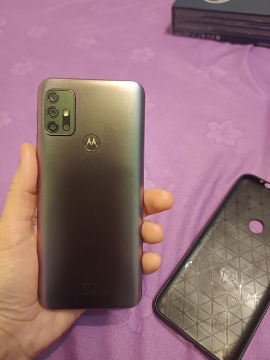 Motorola g30 cu folie și husa