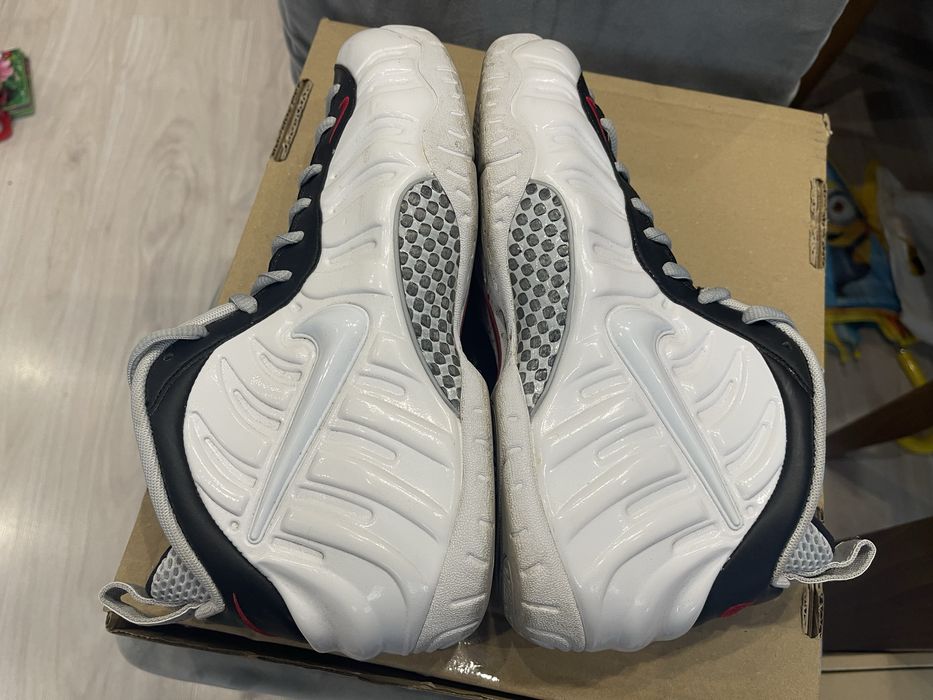 Маратонки Nike Air Zoom Foamposite Pro White Chrome Jordan Adidas NBA