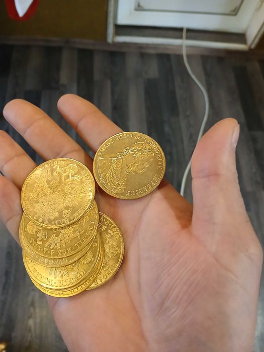 Нови позлатени пендари франц Йосиф дуката 1915г