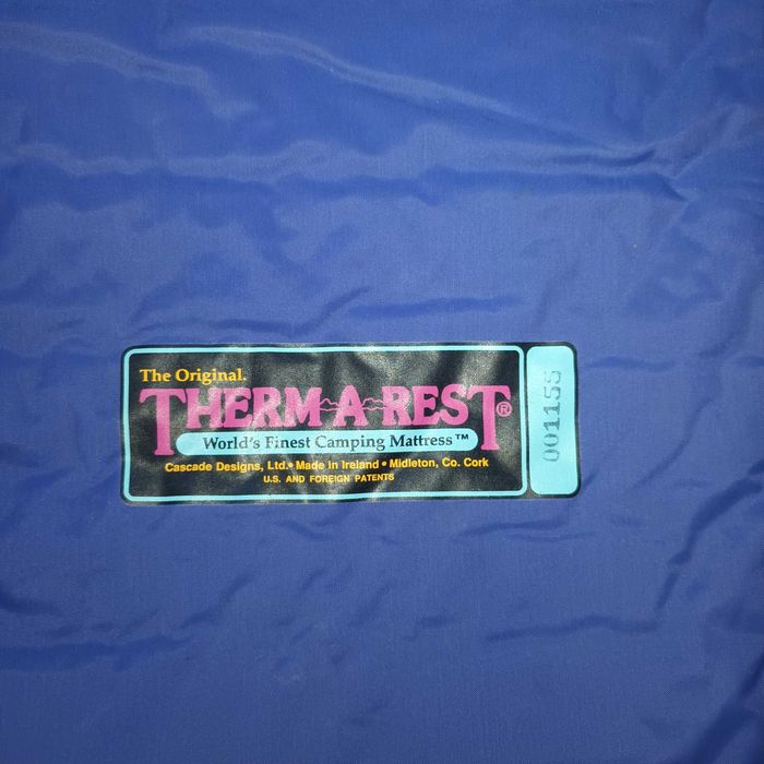 Saltea autogonflabila camping pentru copii, Therm A Rest, cu 2 fețe.