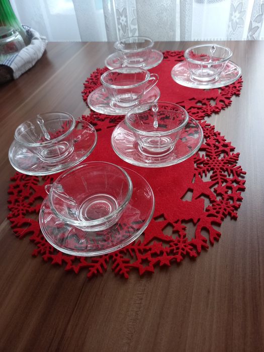 Set de cești din sticla termorezistenta ( yena)