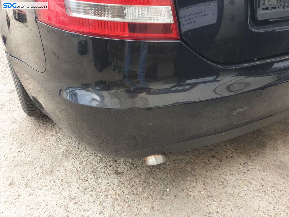 Bara Spoiler Spate cu Locas Senzori Parcare cu Imperfectiuni Neagra Audi A6 C6 4F Berlina Sedan 2005 - 2008 [L1933]