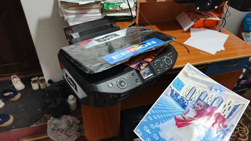 Epson 610 kopy-skanerli 6ta rangli idialni ishlidi zaprafka qilingn ta