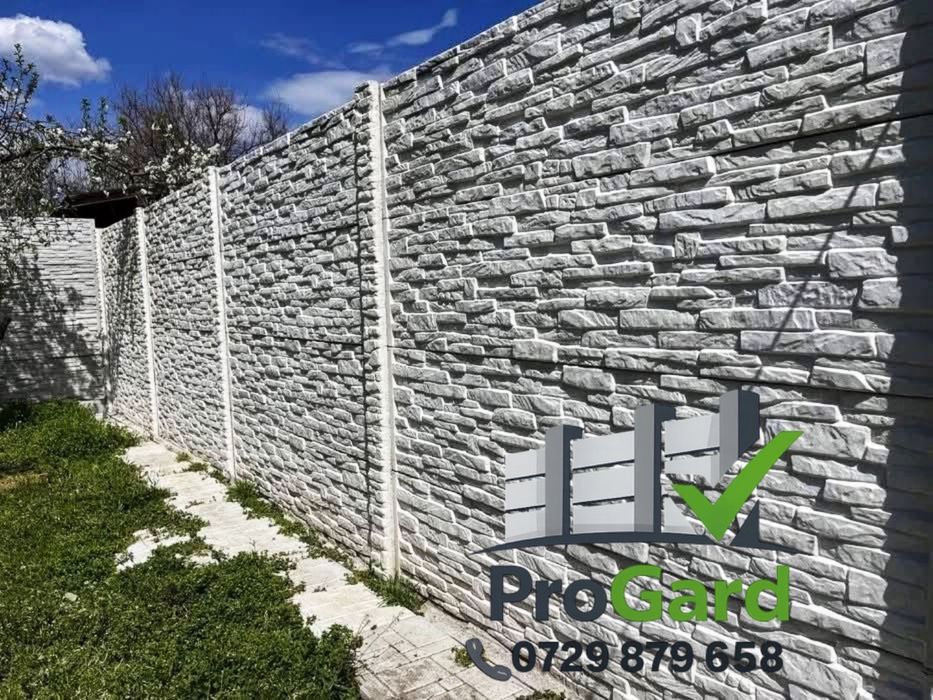 Gard din placi si garduri de beton