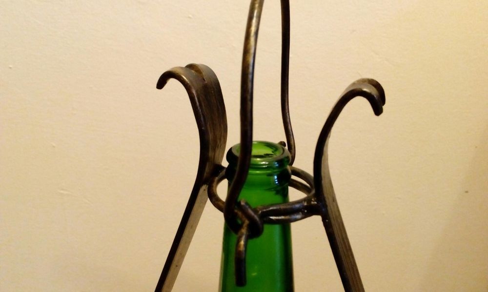 Suport forjat pt. lumanari