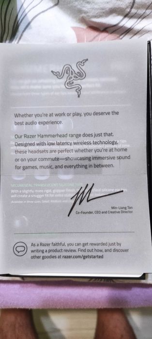 Безжични геймърски слушалки Razer