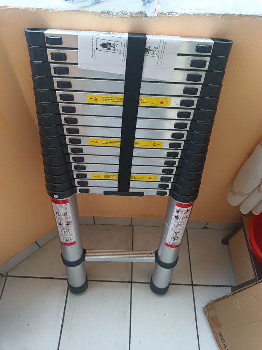 Телескопична алуминиева стълба 6.2 м