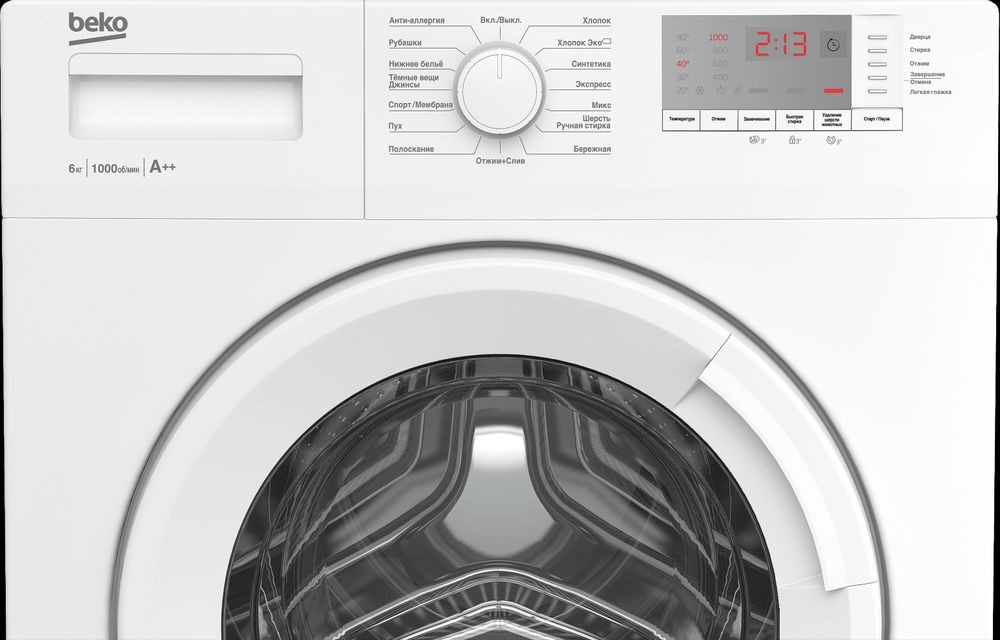 Стиральная машина Beko WRE6512BWW 6 Кг