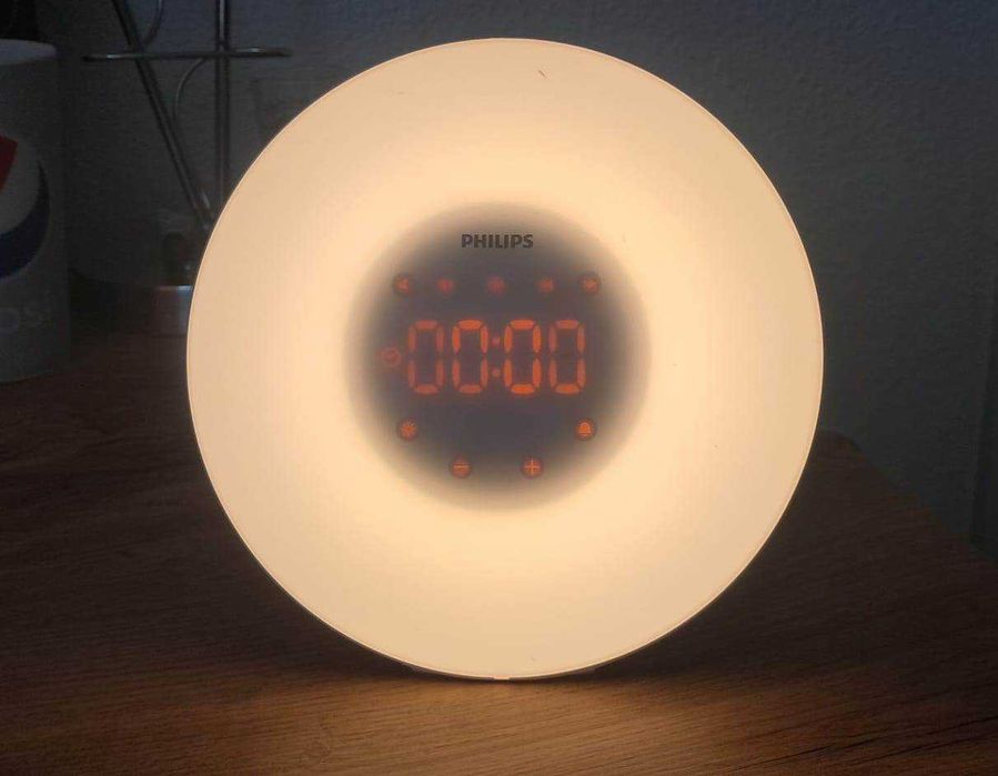 Radio  FM cu ceas Philips LED, Wake-up light