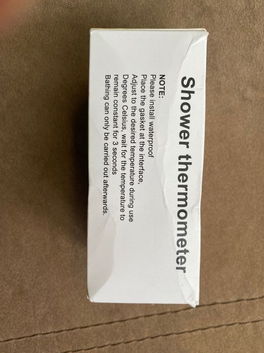 Термометър за течаща вода