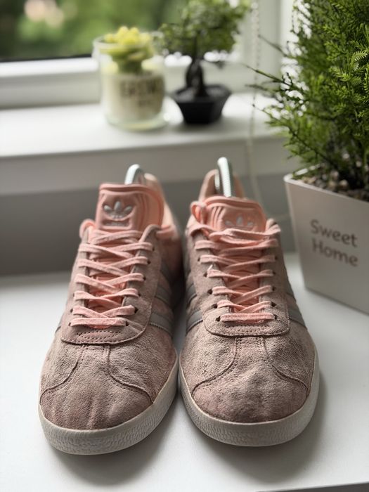 Adidas Gazelle – Dusty Rose & Grey – Mărimea 38 2/3 – Purtat, Stare Bună