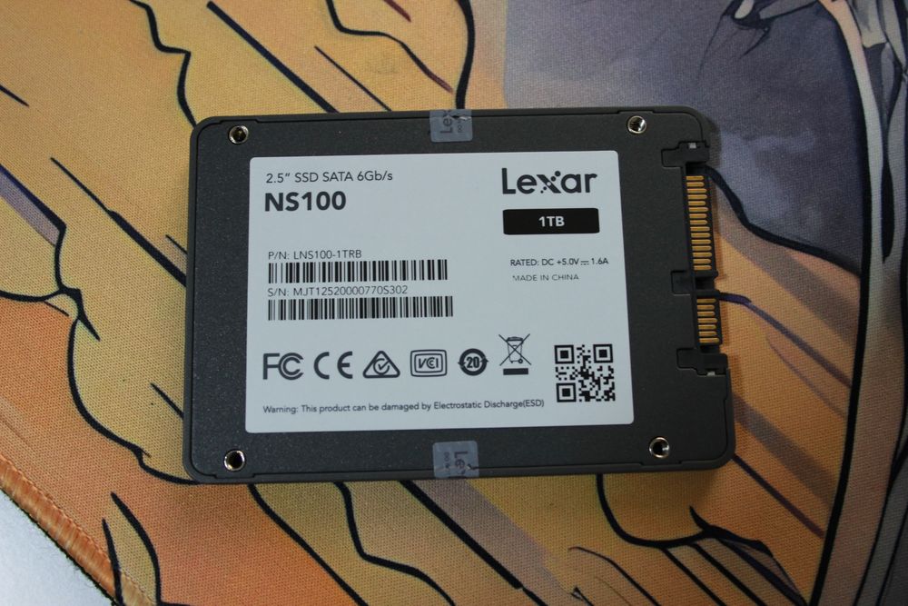 SSD 1TB Lexar NS100 — идеальное состояние, цена ниже рынка, фото прове