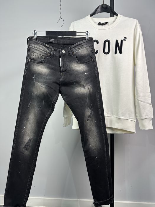 Dsqured мъжки черни дънки 6 модела