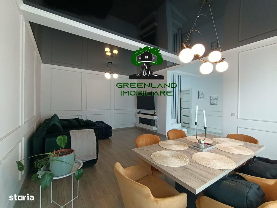 Vila 4 camere, 2 bai,154 mp, Semi Mobilata, canalizare, asfalt, Rediu
