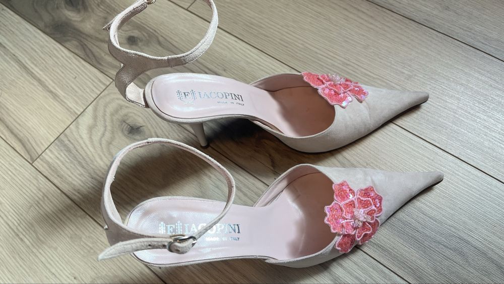 Pantofi eleganti piele intoarsa , marimea 40