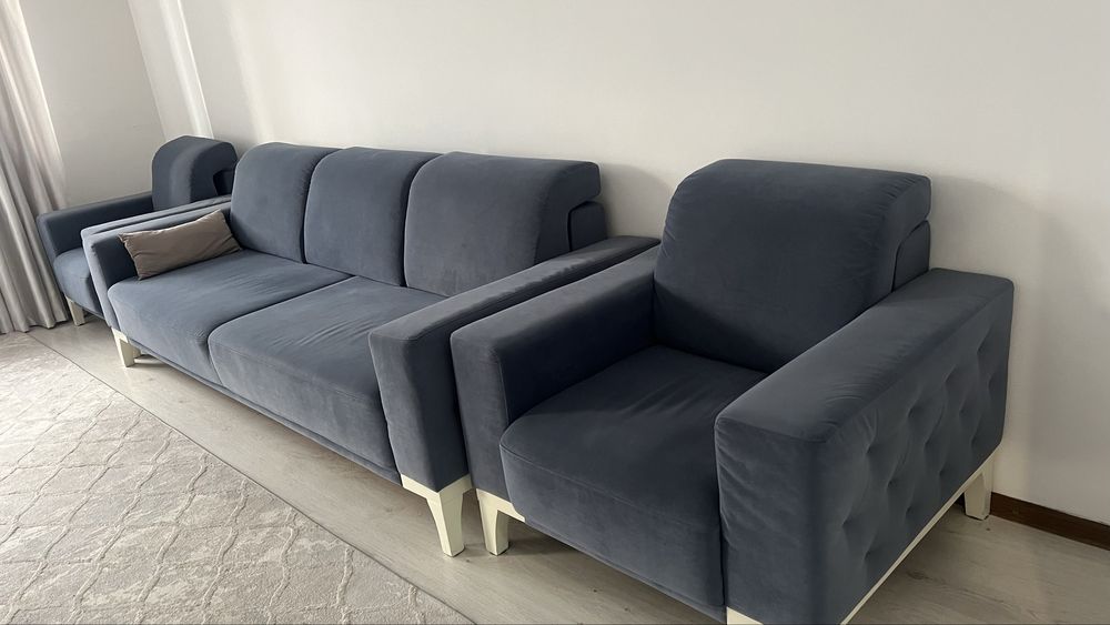 диван + 2 кресла (б/у), качество хорошее, от Армады