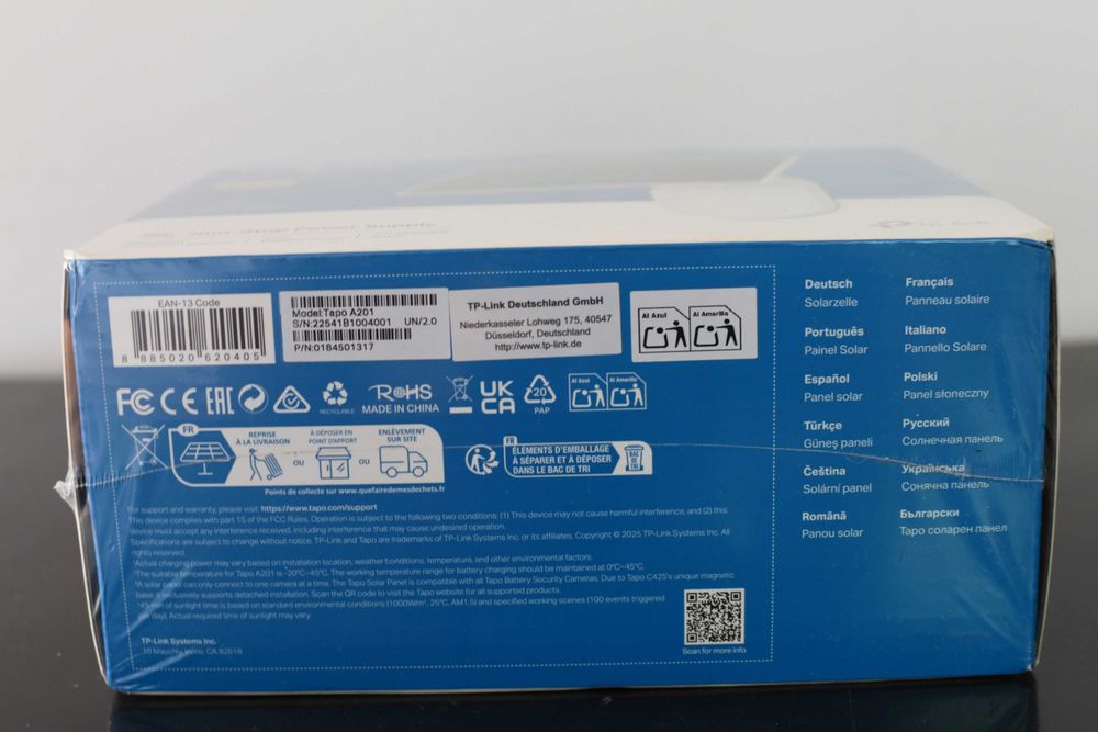 Vand kit Camera & Panou solar TP-Link Tapo C425 & A201 Sigilat
