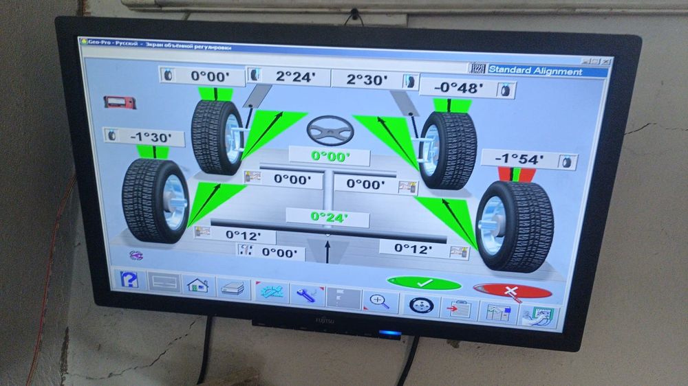 Геометрия колес. Сход/развал 24/7