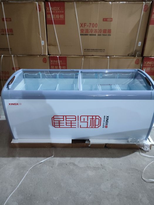 Морозильник овальный стекло с дефектами есть со скидкой