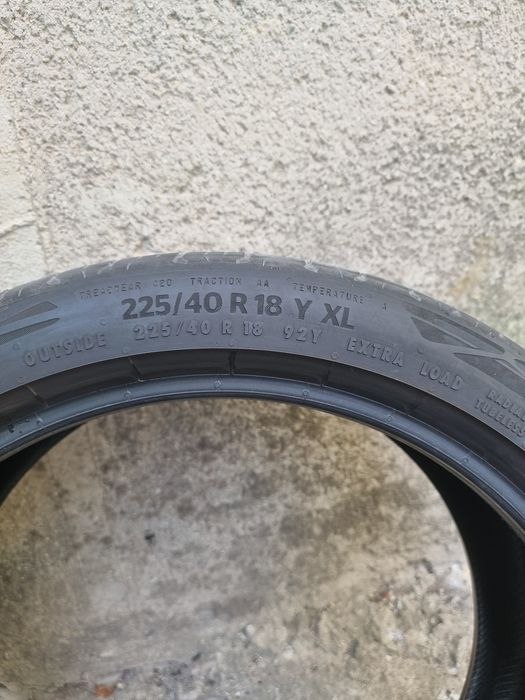 2 Cauciucuri vară Continental 225/40/18 Y XL