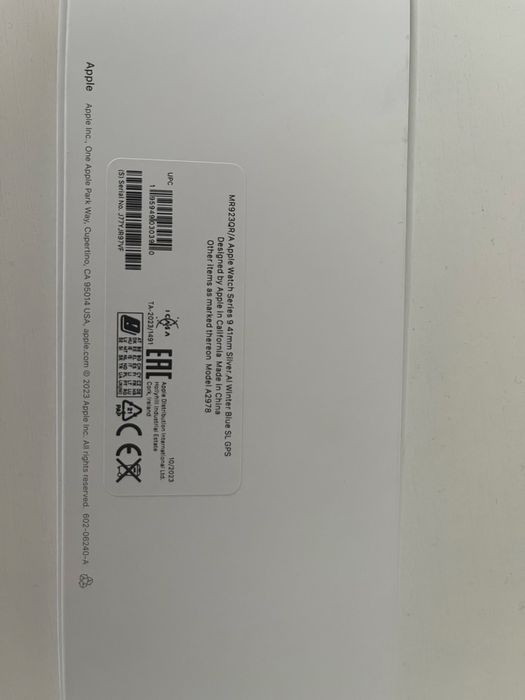 Продам apple watch 9-41mm silver