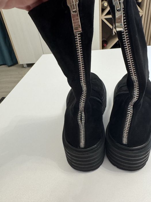 Cizme piele intoarsa Benaza